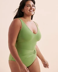 Maillot une-pièce plongeant