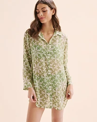 Chemise en mousseline à manches longues