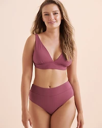 Ribbed High Rise Bikini Bottom