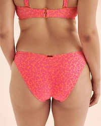 Ribbed Low Rise Brazilian Bikini Bottom