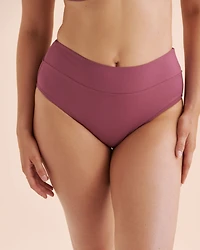 Ribbed High Rise Bikini Bottom