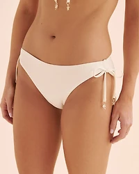 Ribbed Low Rise Bikini Bottom