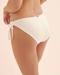 Ribbed Low Rise Bikini Bottom