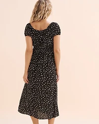 Robe longue fleuri
