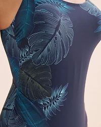 Shirred One-Piece Swimsuit