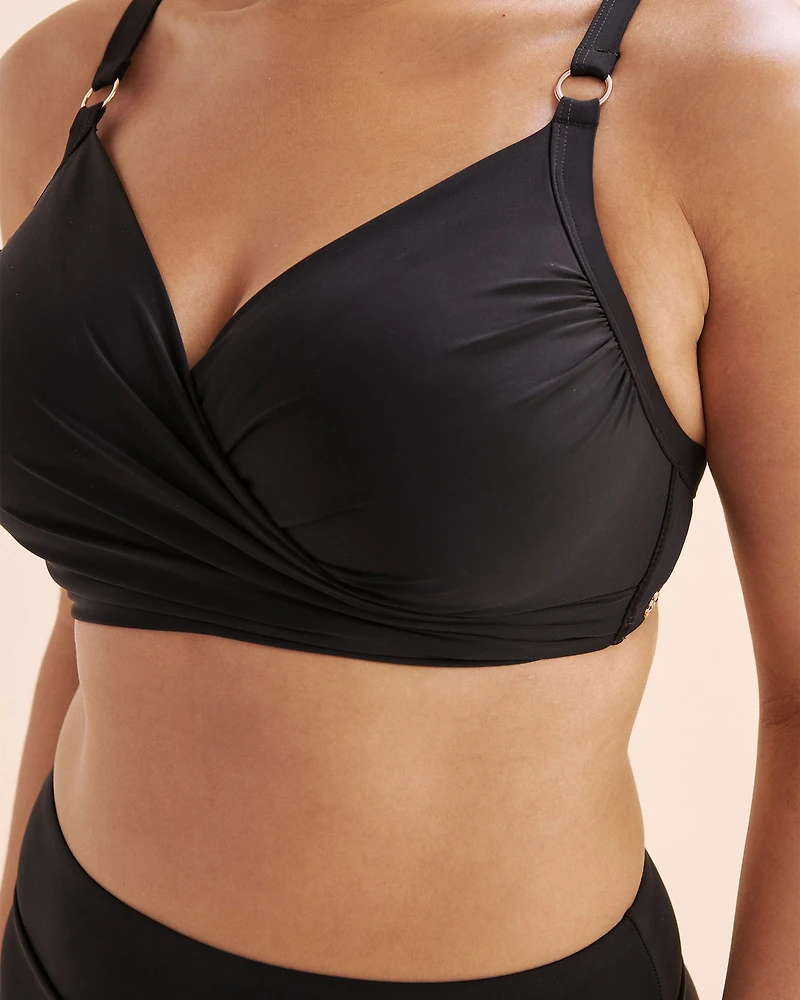 Crosssover D Cup Plunge Bikini Top