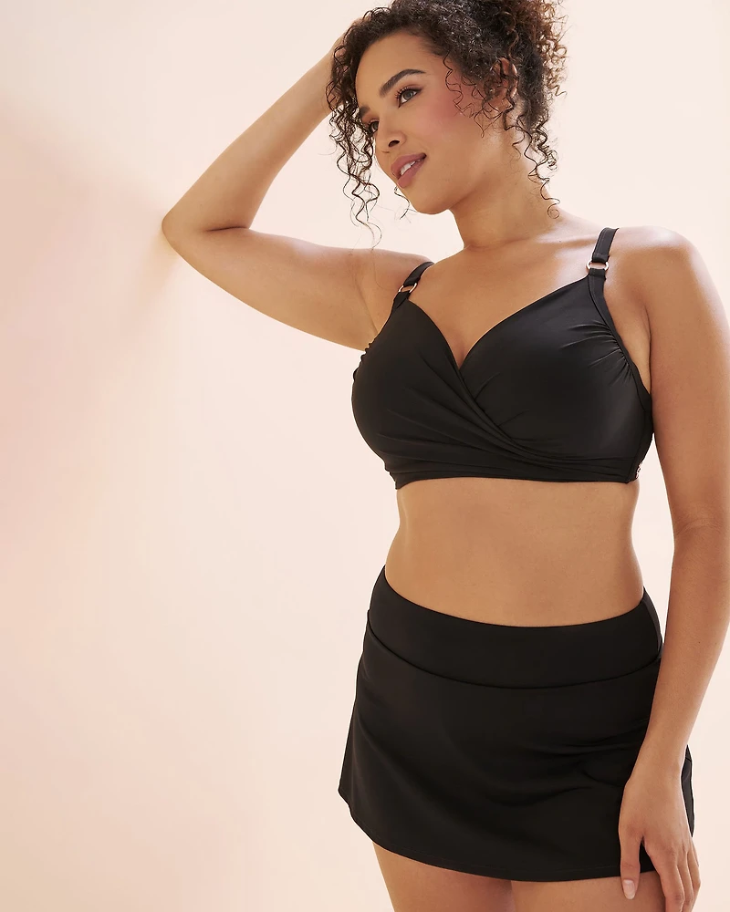 Crosssover D Cup Plunge Bikini Top