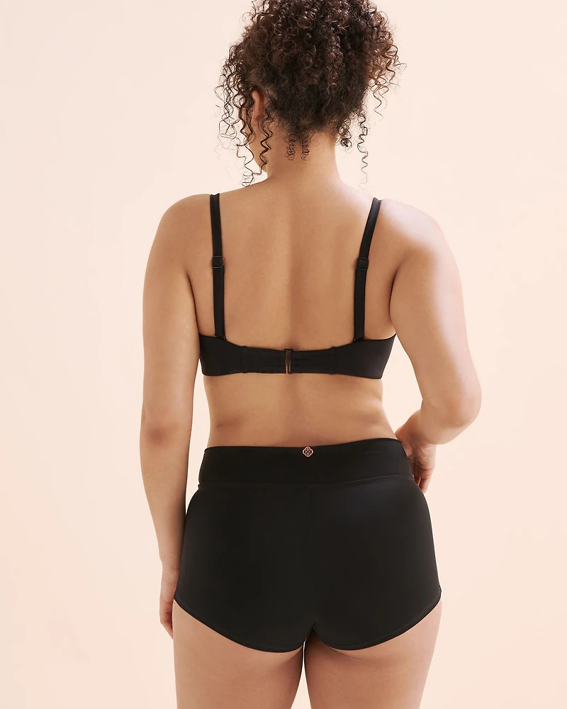 D Cup Front Tie Bandeau Bikini Top