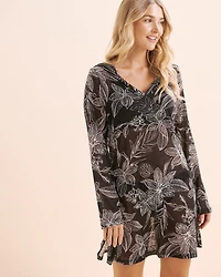 Tunique à capuche manches longues Hacci