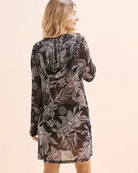 Tunique à capuche manches longues Hacci