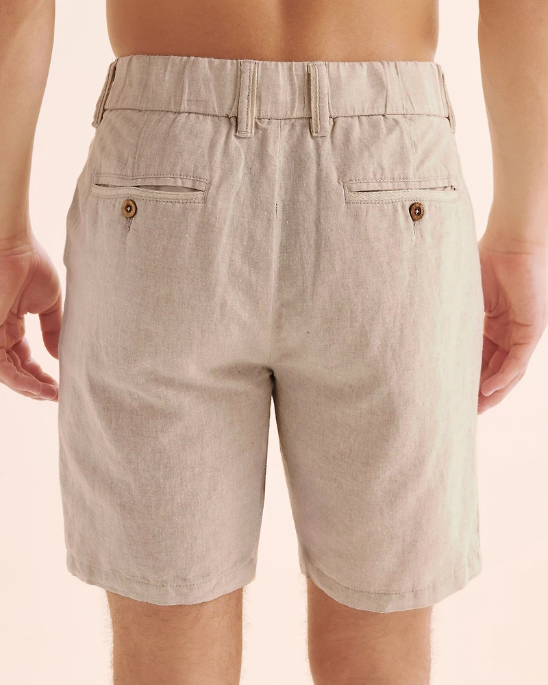 Linen Blend Bermuda