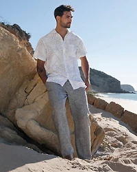 Linen Blend Pants