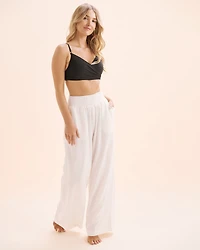 Pantalon à jambe large