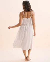 Front-buttoned dress