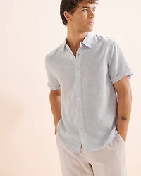 Stripe Linen Blend Shirt