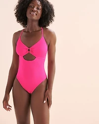 Ribbed One-Piece Swimsuit