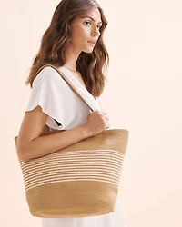 Stripe Beach Bag