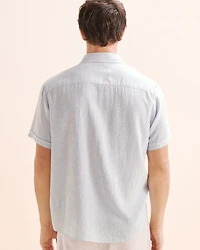 Stripe Linen Blend Shirt