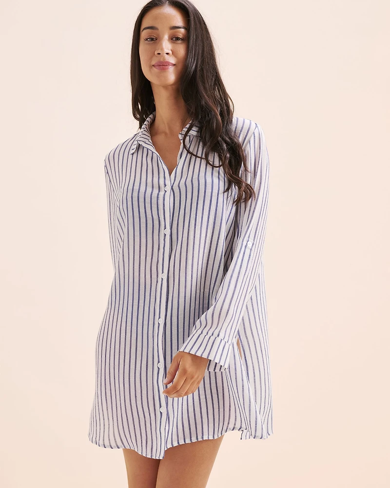 Striped Voile Shirt