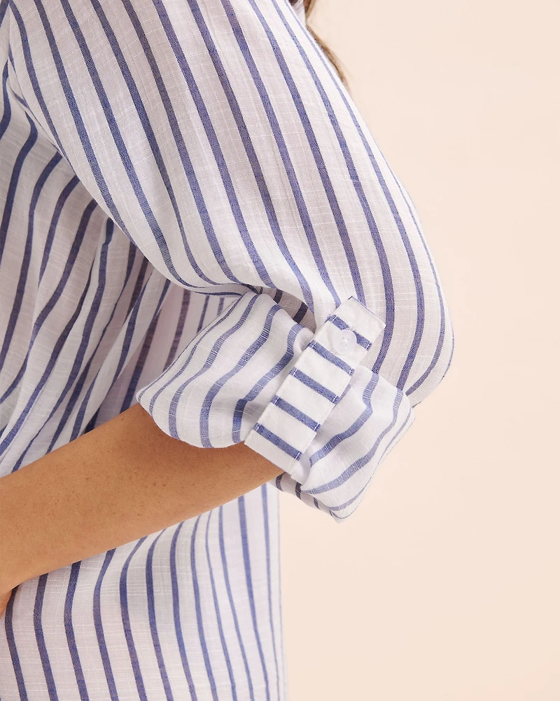 Striped Voile Shirt