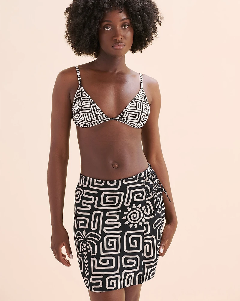 Sunset Luau Wrap Skirt