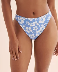 Ribbed Mid-Rise Bikini Bottom