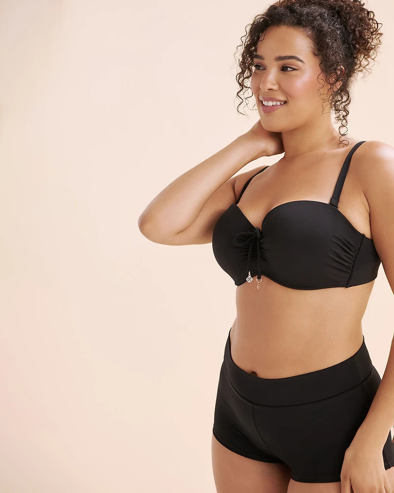 Bas de bikini garçonne taille repliée