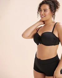 Bas de bikini garçonne taille repliée