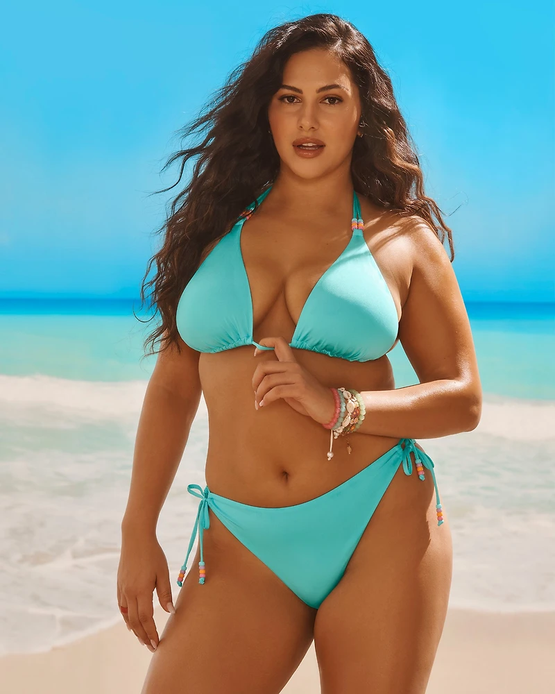 Bas de bikini cheeky scintillant