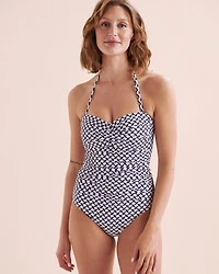 Neo Geo Bandeau One-piece Swimsuit