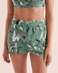 Botanical Dream High Waist Swim Skirt