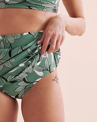 Botanical Dream High Waist Swim Skirt