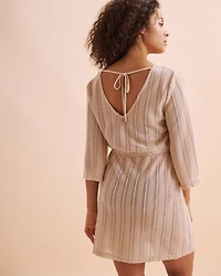 Long Sleeve Crochet Tunic