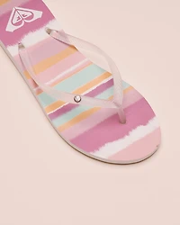 Bermuda Print Flip-Flops