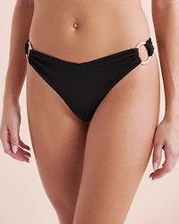 Bas de bikini tanga anneaux sur les côtés