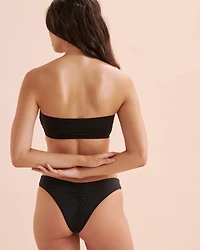 Jacquard Bandeau Bikini Top