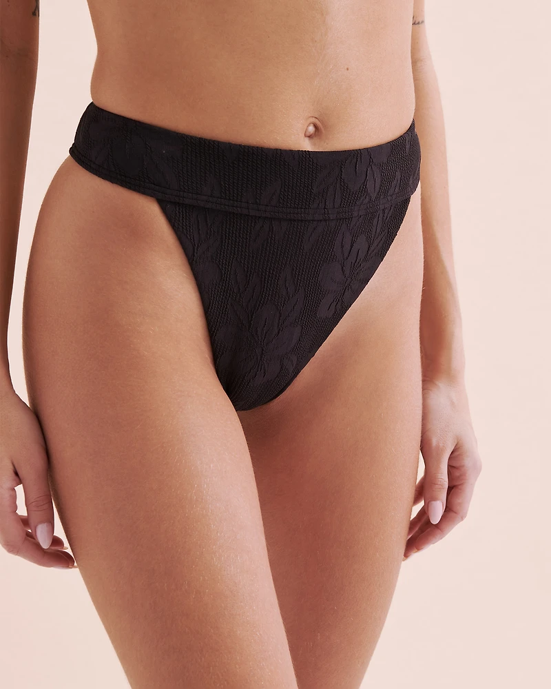 Bas de bikini cheeky jacquard