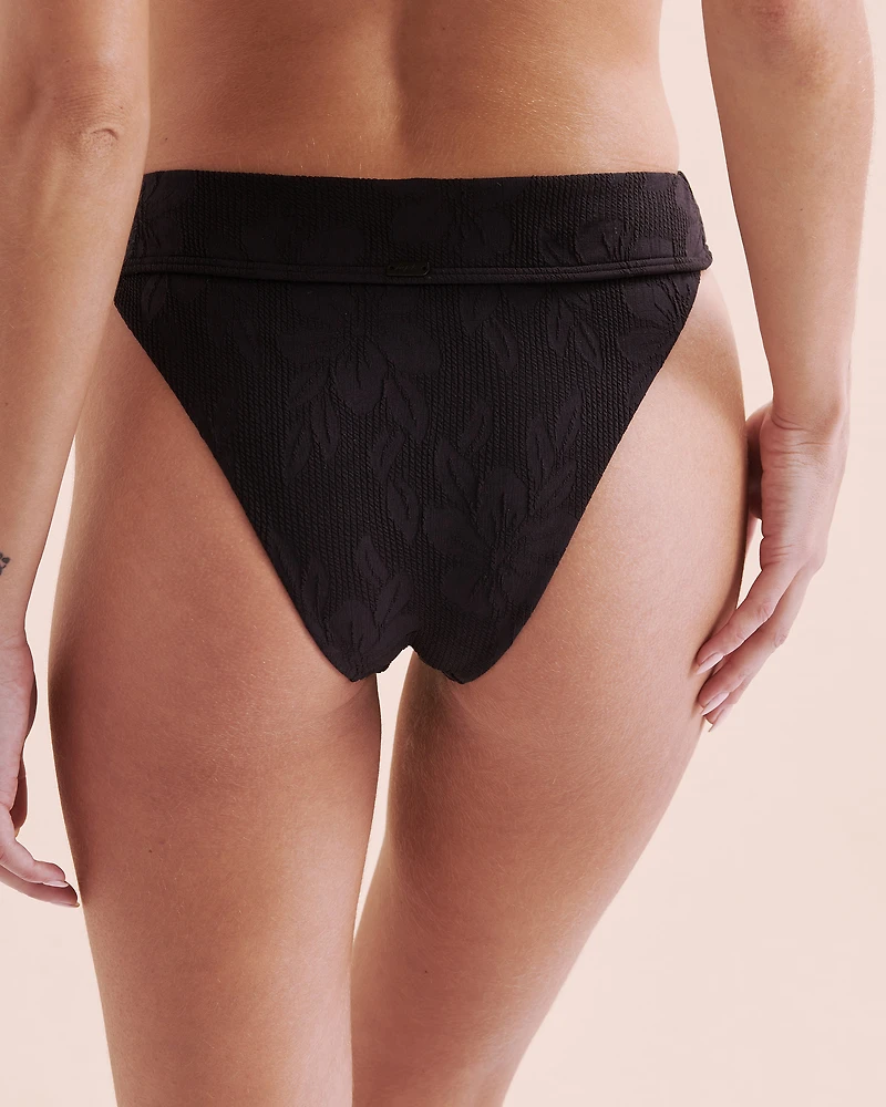 Bas de bikini cheeky jacquard