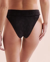 Bas de bikini cheeky jacquard