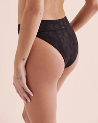 Bas de bikini cheeky jacquard