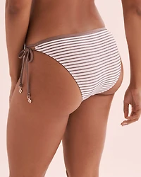 Bas de bikini noué aux hanches Coastal Stripes