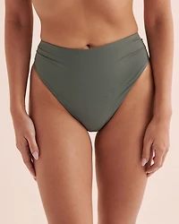Tropical Shore High Leg Brazilian Bikini Bottom