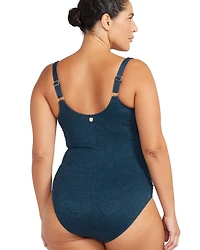 La Traviata Delacroix Textured One-piece Swimsuit