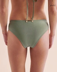 Bas de bikini hipster brillant Malibu