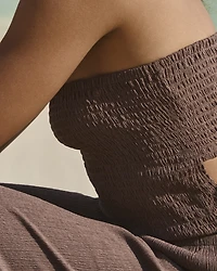 Textured Tube Jumpsuit