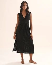 Eyelet Maxi Dress