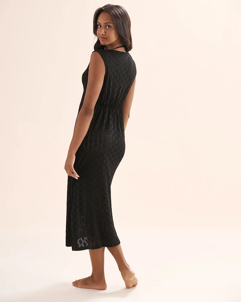 Eyelet Maxi Dress
