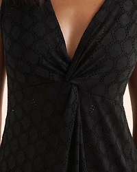 Eyelet Maxi Dress