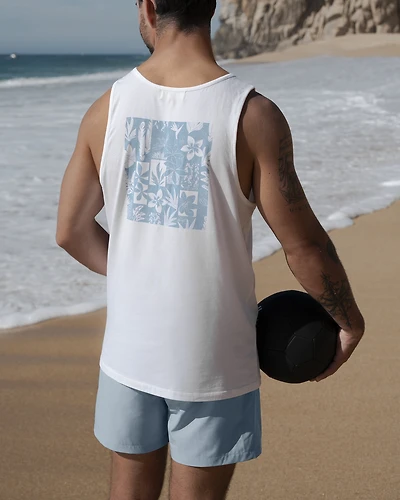 Flower surf tank top