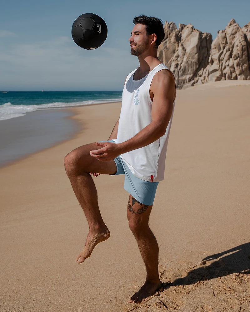 Flower surf tank top